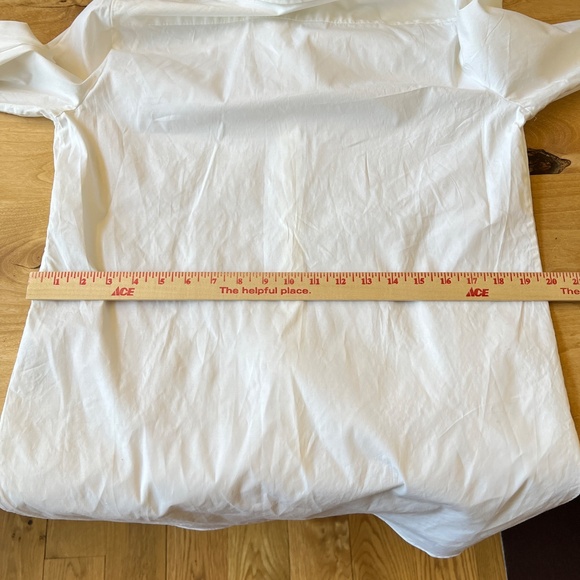 J CREW SHIRT 10 CRISP WHITE COTTON CLASSIC WORK PREPPY TIMELESS CLOSET STAPLE - Picture 8 of 11